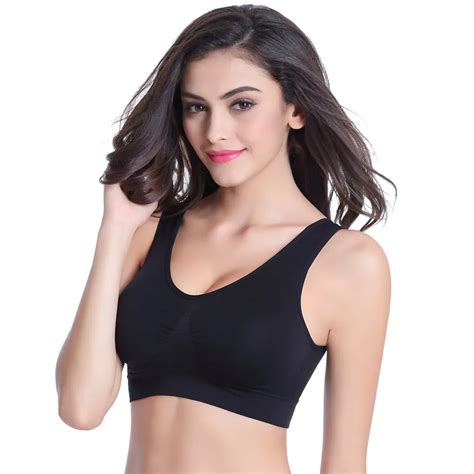 Fashion Women Wire Free Seamless Solid Bra Fitness Bras Tops Breathable