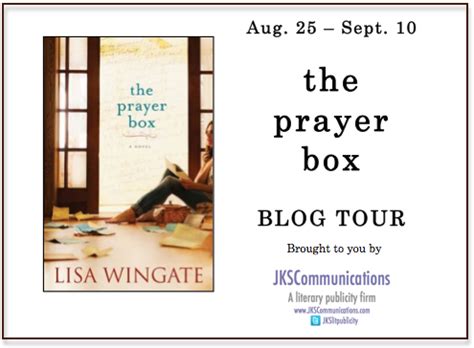 the prayer box book tour banner