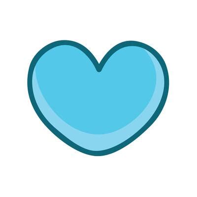 Blue Heart Emoji Vector Art, Icons, and Graphics for Free Download