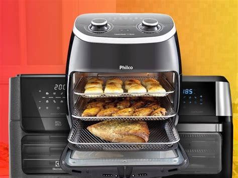 Air Fryer 3 Andares - Air fryer oven de 3 andares: Faça lasanha, batatas e brownie ao mesmo ...