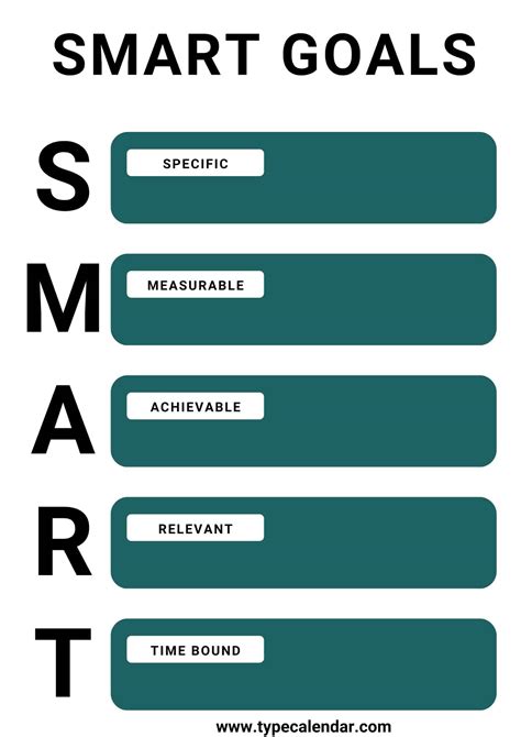 Free Printable Smart Goals Templates Word Excel Pdf