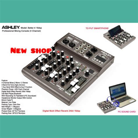 Jual Mixer Audio Ashley Better Usb Bluetooth Recording Original