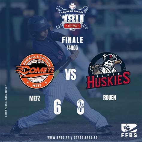 Coupe De France U Baseball Les Huskies De Rouen Remportent Le