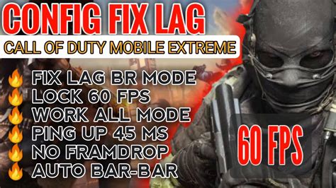 Config Fix Lag Call Of Duty Mobile Codm Fps Work All Device Youtube