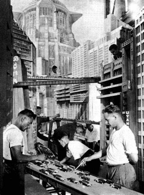 Illuminating Behind The Scenes Set Photos From Metropolis