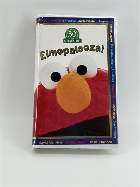 1998 Elmopalooza 30 Years Sesame Street Elmo Vhs Clamshell 74644944136 Ebay