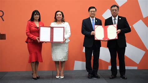 Perú Y Hong Kong Suscriben Tratado De Libre Comercio Y Fortalecen