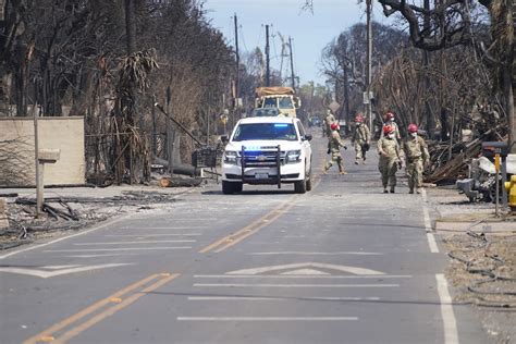 Military Providing Disaster Relief Assistance on Maui > U.S. Department ...