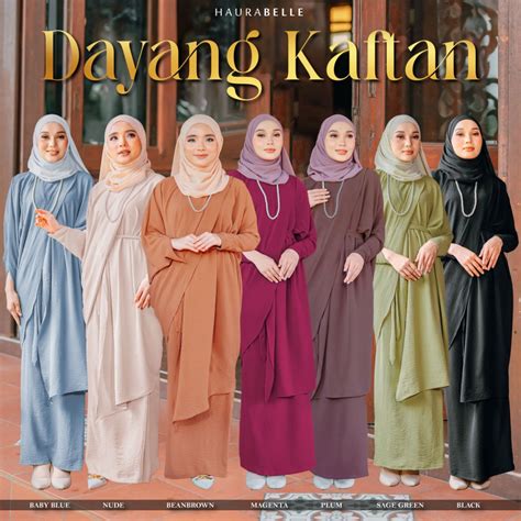 Dayang Kaftan Women S Fashion Muslimah Fashion Kaftans Jubahs On