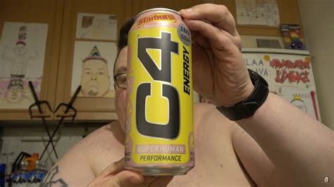 Juomatesti C4 Energy Starburst Strawberry Zero Sugar YouTube