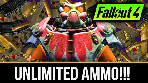 Fallout 4 Unlimited Ammo Cheat How To Get Weapon Ammunition Youtube