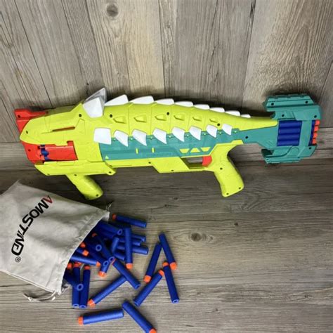 Nerf Dinosquad Armorstrike Ankylosaurus Dart Blaster 16 Fléchettes