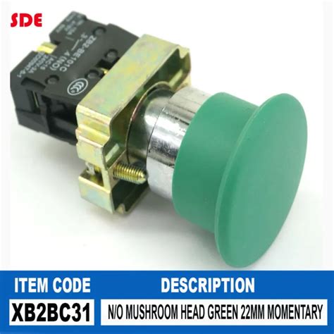 Uni Air SDE Branded 220VAC Self Reset MUSHROOM HEAD Push Button Switch