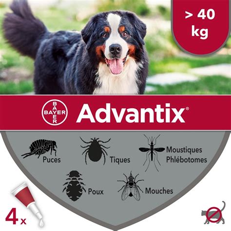 Advantix Pipette Anti Parasitaire Pour Chien Anti Puce Tiques