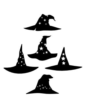 Witch And Cat Silhouette Clip Art