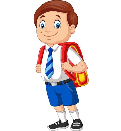 School Boy Uniform Cartoon Stock Illustrations – 6,904 School Boy ...