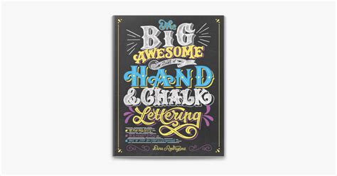 ‎the Big Awesome Book Of Hand And Chalk Lettering On Apple Books