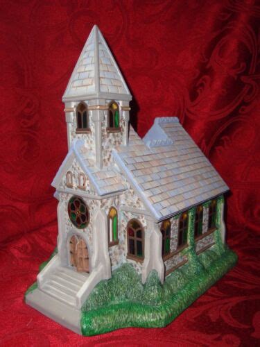 Partylite The Church P Nd Olde World Village Tealight House Series