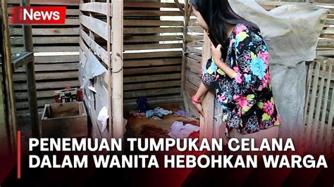 Warga Temukan Tumpukan Celana Dalam Wanita Di Gudang Kosong Diduga