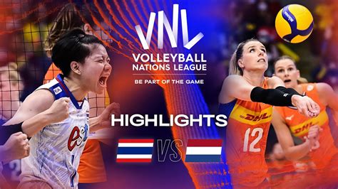 Tha Vs Ned Highlights Week Women S Vnl