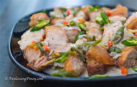 Crispy Bicol Express Panlasang Pinoy Recipe Spicy Recipes Ginataang Gulay Recipe Stuffed