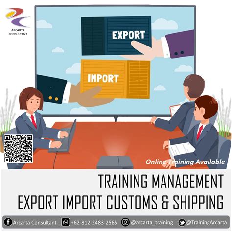 training management export import customs  shipping informasi
