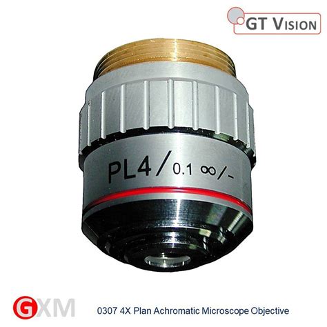 4X Biological Infinity Plan Achromatic Microscope Objective 0307 GXM