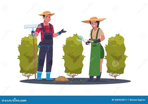 Trabajo Agr Cola Actividades De Los Agricultores De Dibujos Animados