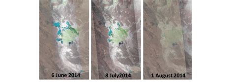 Landsat 7 Etmenhanced Thematic Mapper Plus False Color Composite