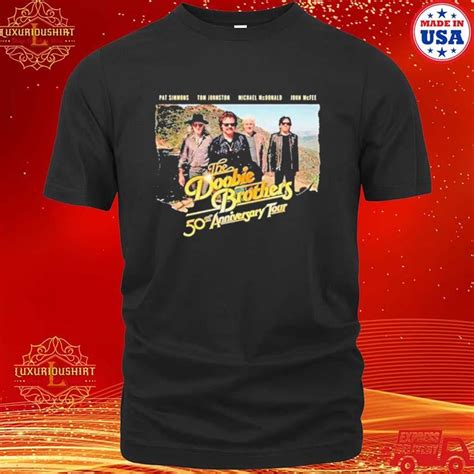 Official The Doobie Brothers Th Anniversary Tour Shirt