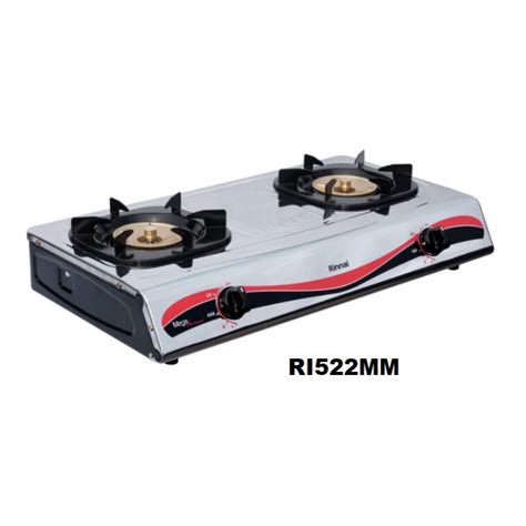 Rinnai Mega Burner Gas Stove Gas Cooker RI522MM RI522M Shopee Malaysia