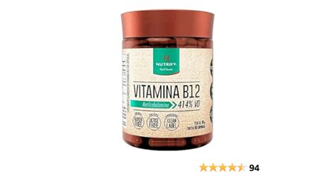 Vitamina B12 Metilcobalamina 414 60caps Nutrify Original Nf En 2024