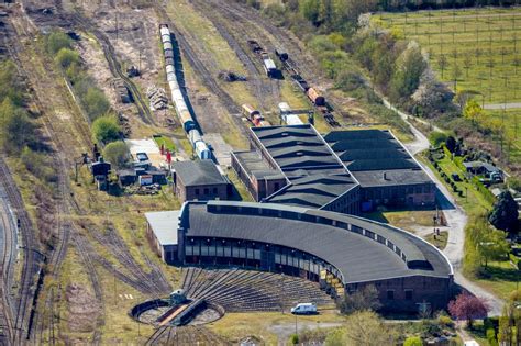 Luftbild Gelsenkirchen Gleisanlagen Am Rundschuppen