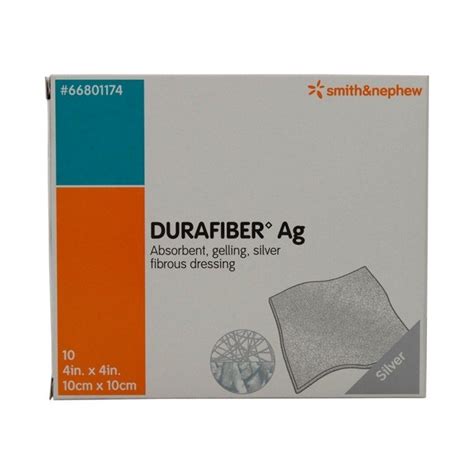 Durafiber Ag Silver Alginate Dressing Medical Monks