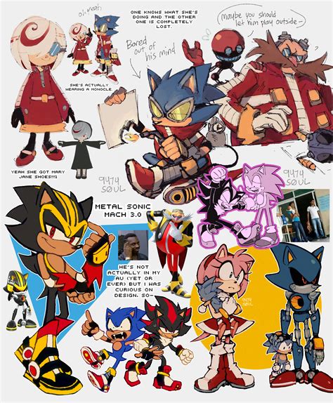 Sonic The Hedgehog Amy Rose Shadow The Hedgehog Dr Eggman Metal