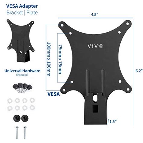 Vivo Quick Attach Vesa Adapter Plate Bracket Designed For Dell Monitors S2218 S2318 S2319