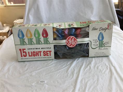 Vintage General Electric Christmas Multiple 15 Light Set Etsy