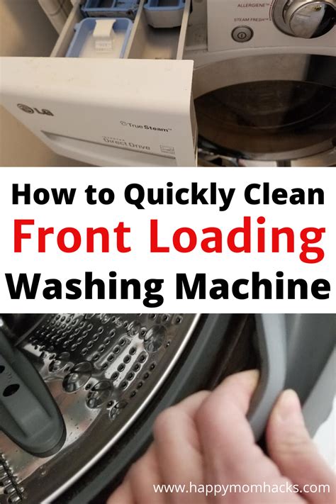 How To Clean A Front Loading Washing Machine Stop Smells Happy Mom