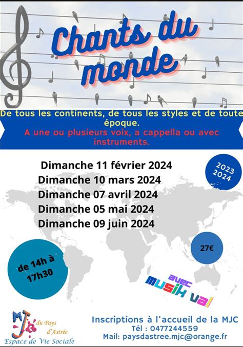 Chants Du Monde Concert Chorale A Boen Sur Lignon