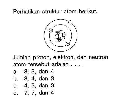 Kumpulan Contoh Soal Teori Atom Atom Ion Dan Molekul Fisika Kelas