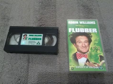 Walt Disney Flubber Robin Williams Pal Vhs Video Tape Tested