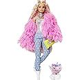 Amazon Barbie Extra Doll Accessories With Pink Streaked Blonde