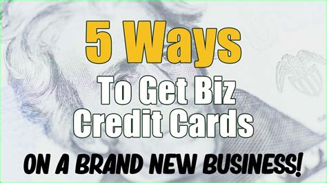 5 Ways To Get Business Credit Right Now Get Biz Credit On A Brand New Business Youtube