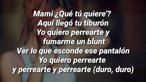 Mami Que T Quieres Aqu Llego Tu Tibur N Safaera Letra Bad Bunny