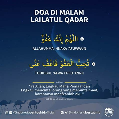 Doa Lailatul Qadar Beserta Artinya Dakwah Islami