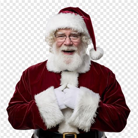 Premium PSD Santa Claus Isolated On Transparent Background