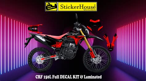 Crf 150l Decals Laminated Lazada Ph