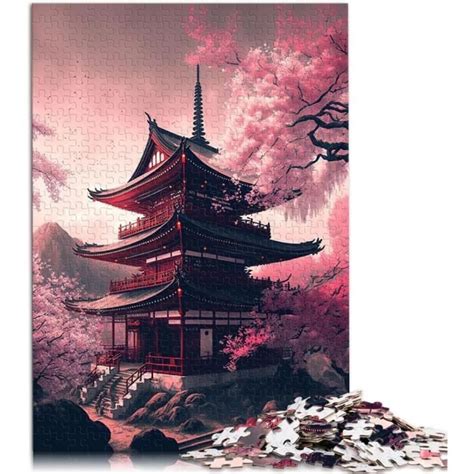 Temple Japonais Adultes 1000 Pièces Puzzle En Carton Recyclé Jeux