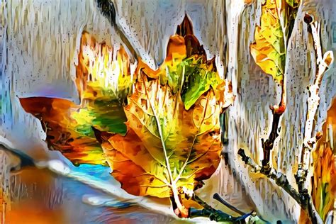 Autumn Mood Artly Studio Digital Art Ai Flowers Plants Trees