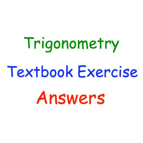 trigonometry corbettmaths